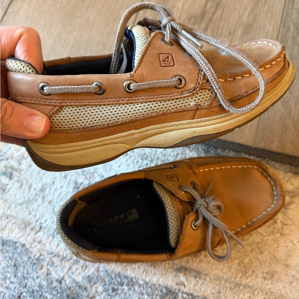 Sperry Boy Tan Boat Shoes